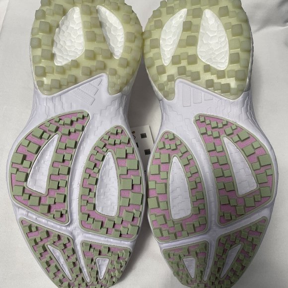 adidas Solarmotion Golf Shoes Womens 8.5 Cloud White Linen Green - Picture 10 of 11